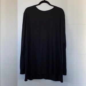 Black Athleisure T-Shirt